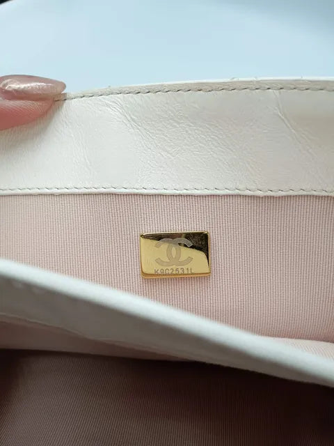 CHANEL Aged Calfskin Accordion Seasonal Flap