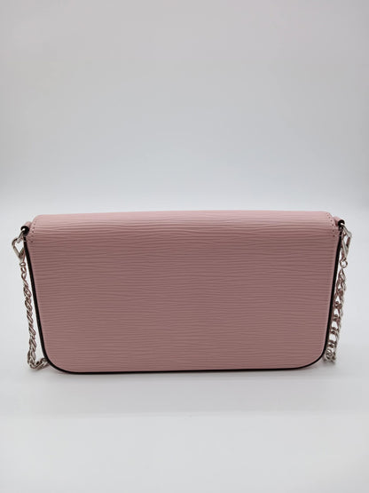 LOUIS VUITTON Epi Rose Ballerine Pochette Felicie