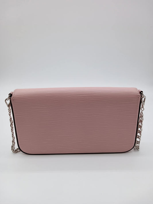 LOUIS VUITTON Epi Rose Ballerine Pochette Felicie