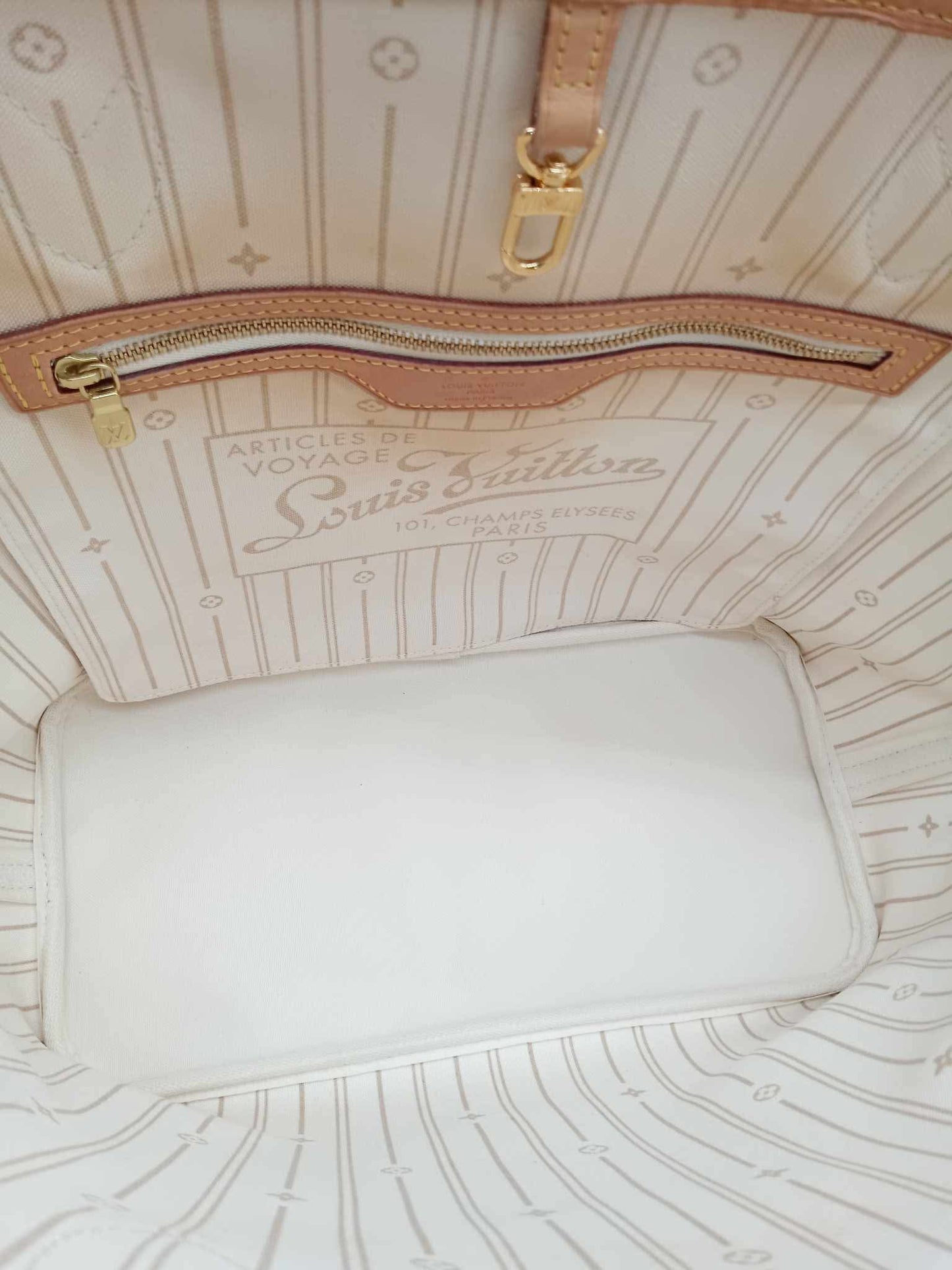 LOUIS VUITTON Azur Neverfull