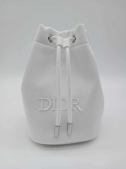 DIOR Twill Drawstring Makeup Pouch