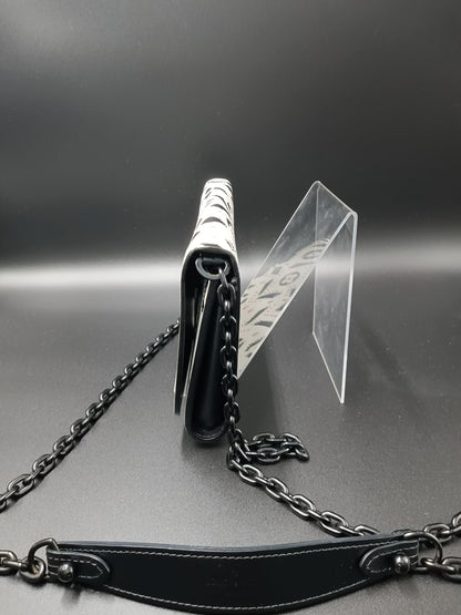 LOUIS VUITTON Graphic Print Twist Chain Bag