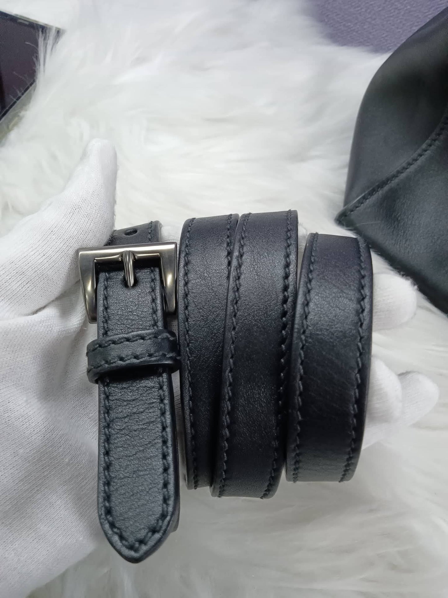 PRADA Black City Calf Twin Pocket Tote