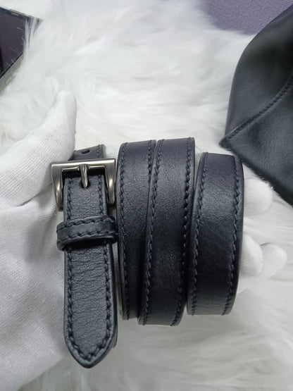 PRADA Black City Calf Twin Pocket Tote