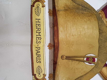 HERMES Napoleon Silk Scarf