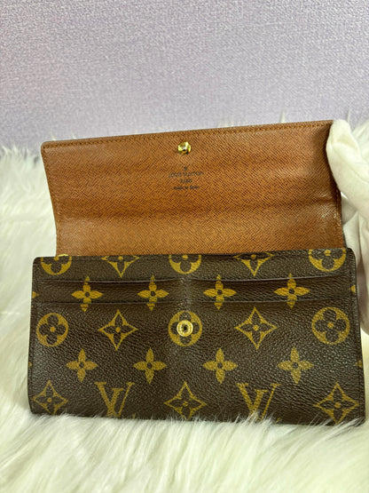 LOUIS VUITTON Monogram Porte Monnaie Long Wallet