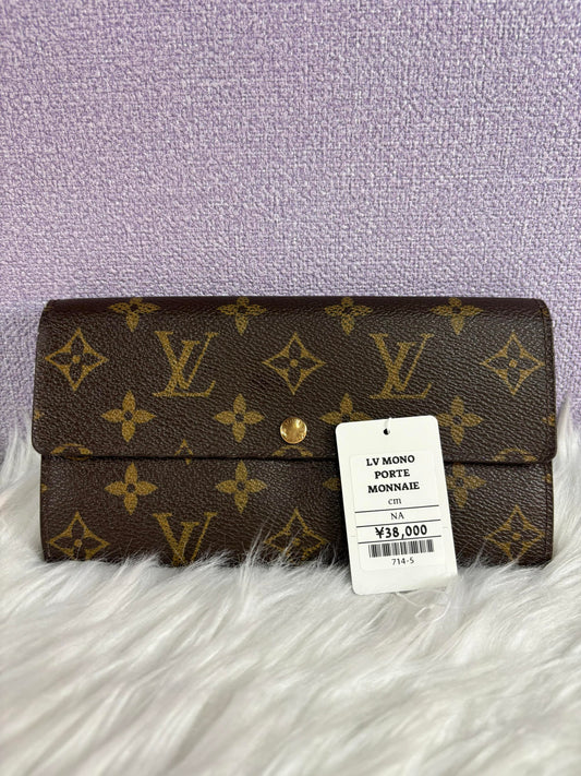 LOUIS VUITTON Monogram Porte Monnaie Long Wallet