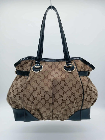 GUCCI Canvas Full Moon Tote