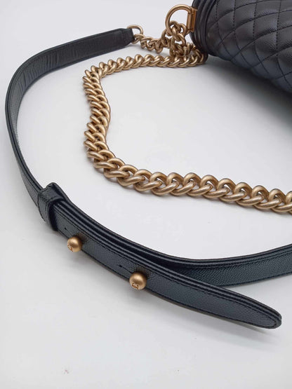 CHANEL Caviar Quilted Leboy