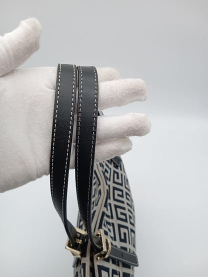 GIVENCHY Black Signature Canvas Vertical Tote