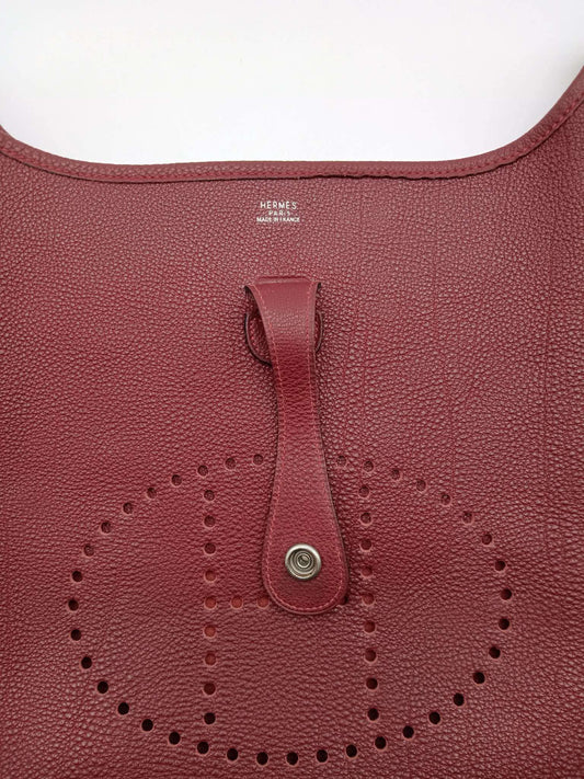 HERMES Taurillon Togo Evelyne GM