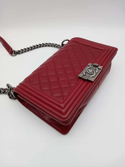 CHANEL Caviar Quilted Leboy