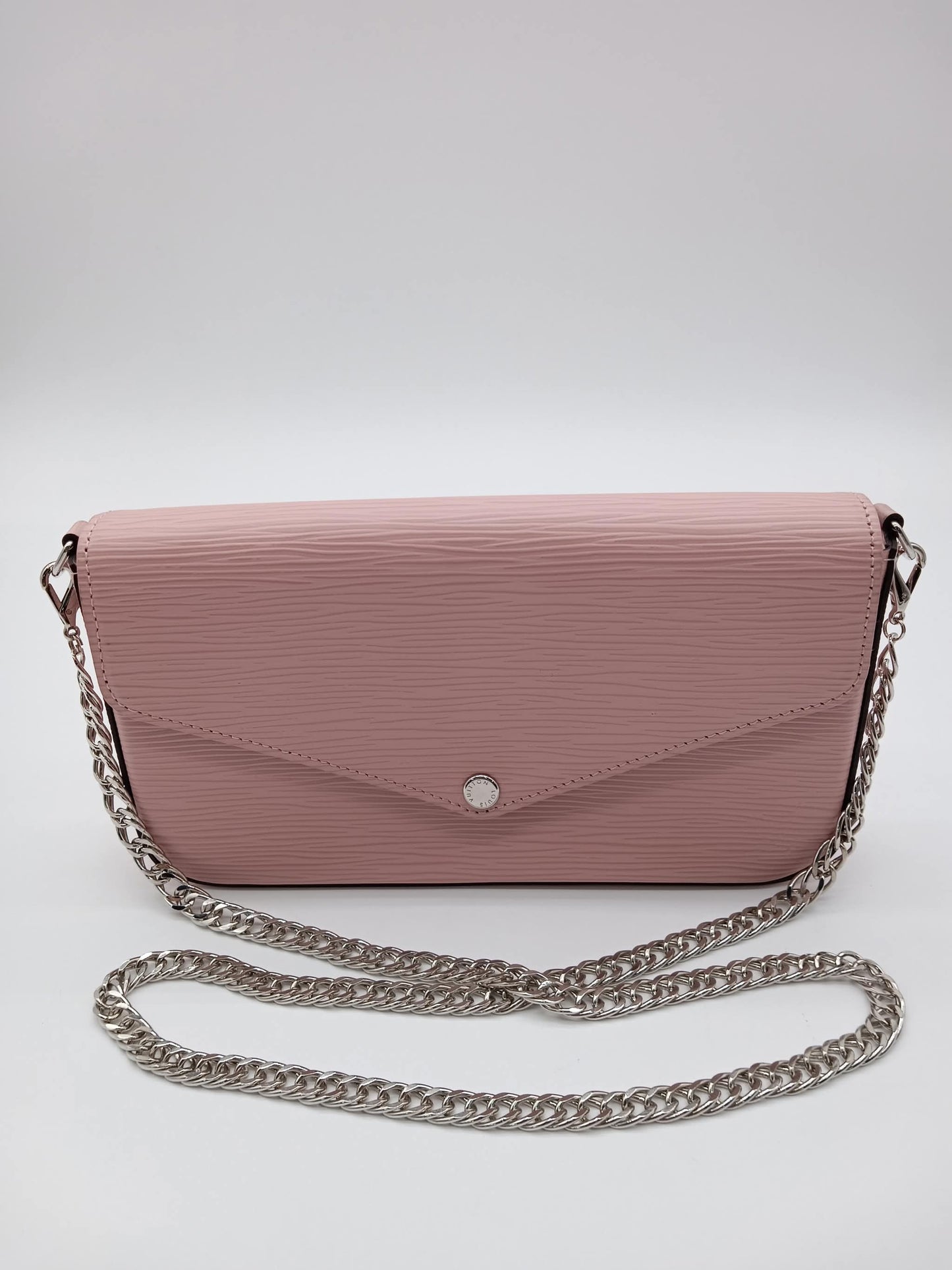 LOUIS VUITTON Epi Rose Ballerine Pochette Felicie