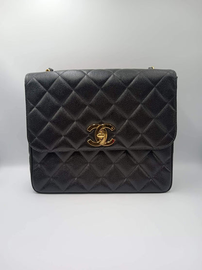 CHANEL Caviar Vintage Square Flap