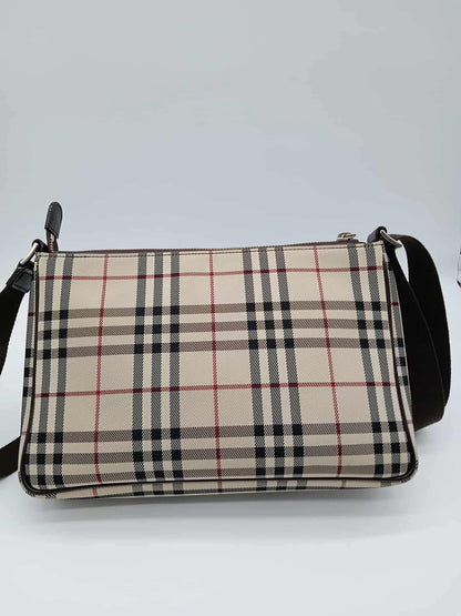 BURBERRY Nova Check Shoulder Bag