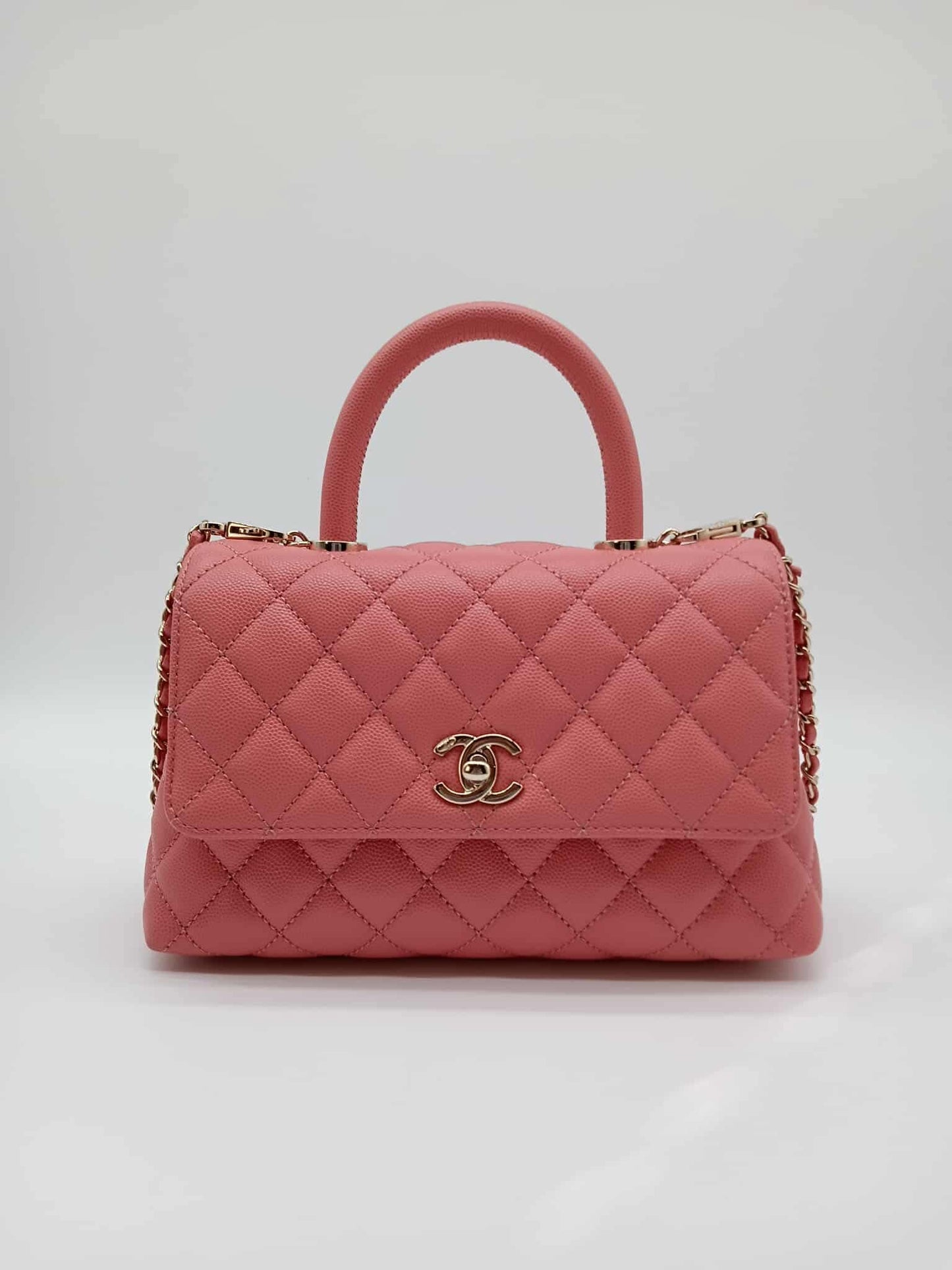 CHANEL Caviar Coco Top Handle