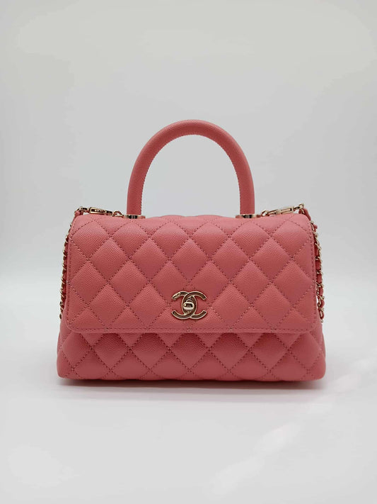 CHANEL Caviar Coco Top Handle