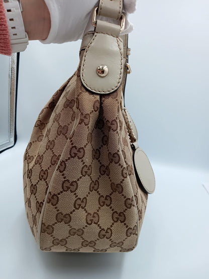 GUCCI Canvas Sukey Messenger Bag
