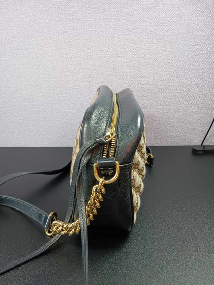GUCCI Marmont Canvas Camera Bag
