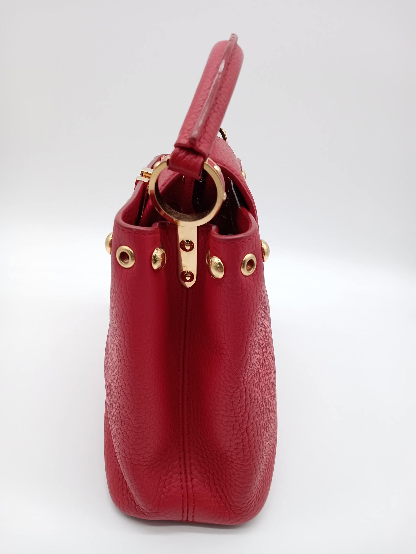 LOUIS VUITTON Scarlet Red Capucines BB