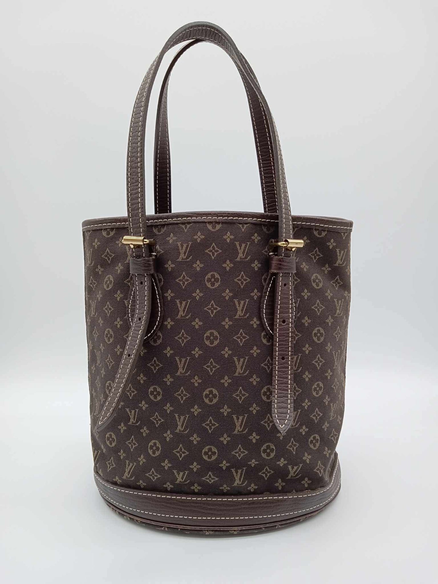 LOUIS VUITTON Monogram Petit Mini Lin Bucket