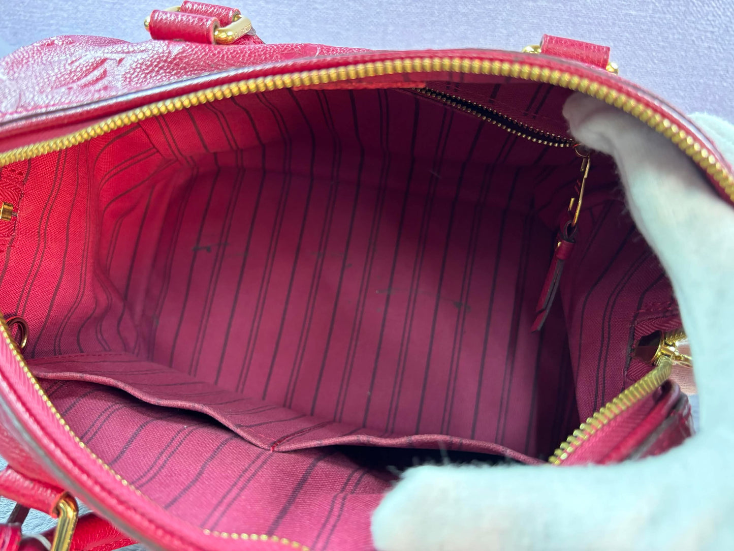 LOUIS VUITTON Monogram Empreinte Speedy 25 Bandoulière
