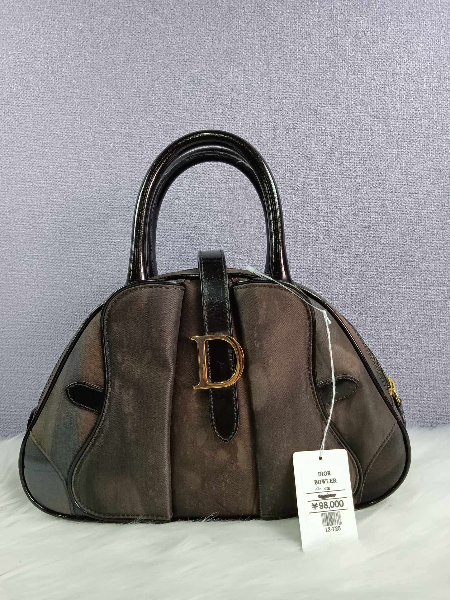 DIOR Double Saddle Bowler Bag