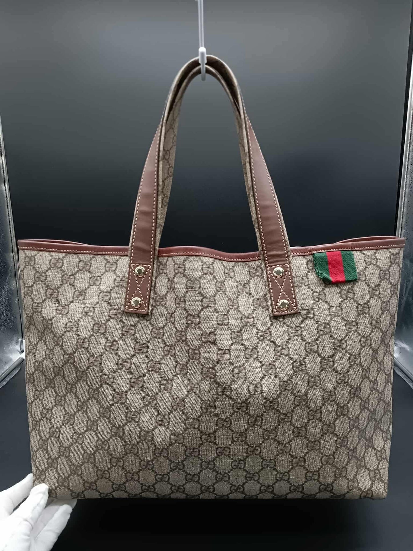 GUCCI Sherryline Canvas Tote