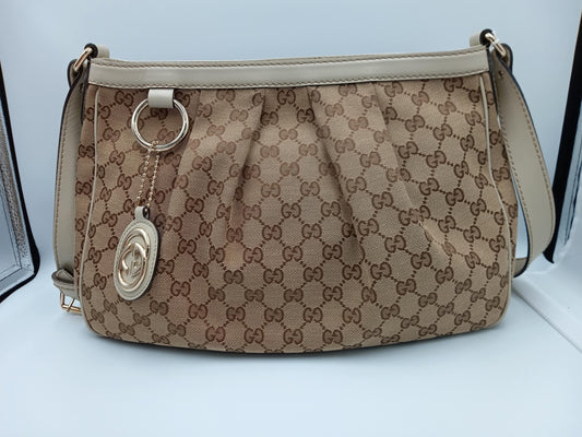 GUCCI Canvas Sukey Messenger Bag