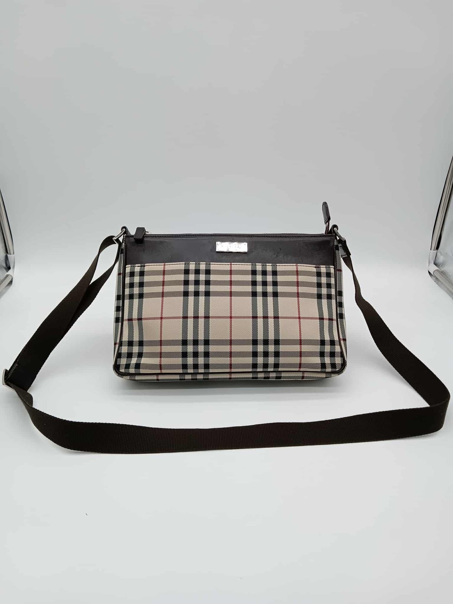 BURBERRY Nova Check Shoulder Bag