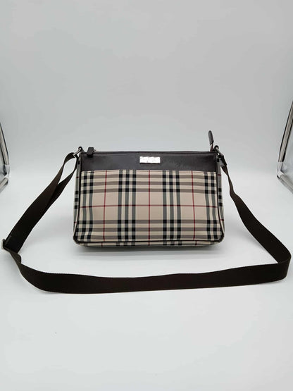 BURBERRY Nova Check Shoulder Bag
