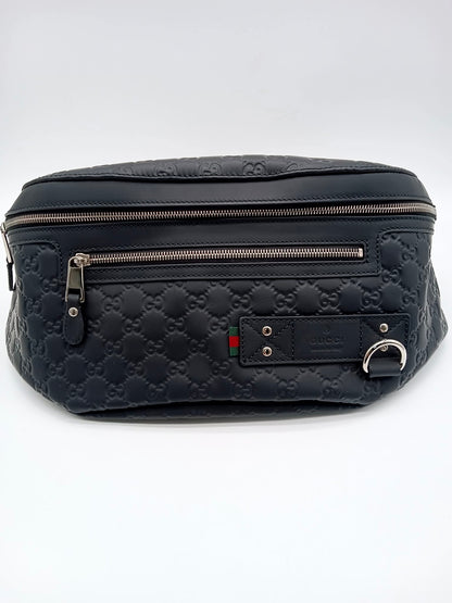GUCCI Guccissima Web Belt Bag