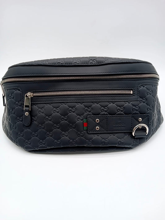 GUCCI Guccissima Web Belt Bag
