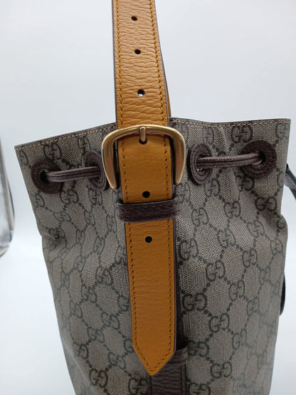 GUCCI Neo Vintage Supreme Drawstring Bucket Bag