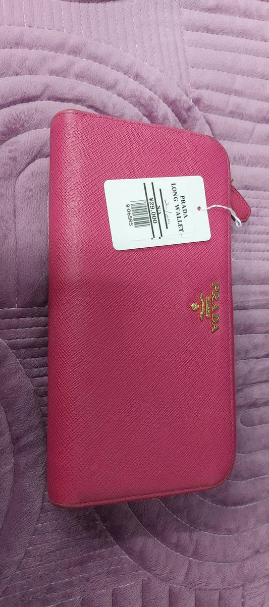PRADA Saffiano Long Zippy Wallet