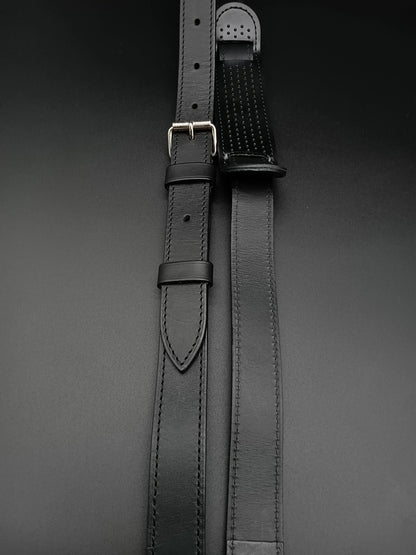 LOUIS VUITTON Black Leather Strap
