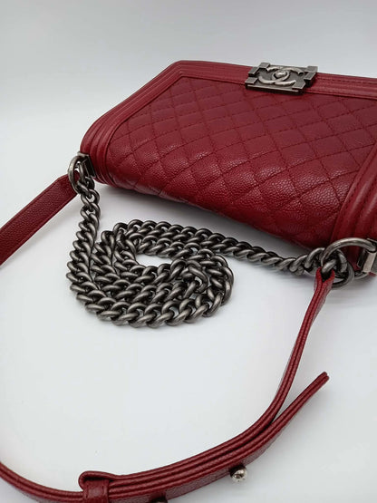 CHANEL Caviar Quilted Leboy