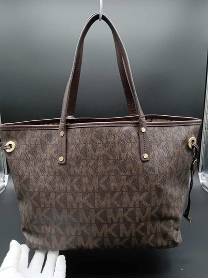 MICHAEL KORS Jet Set Reversible Snake Print Tote