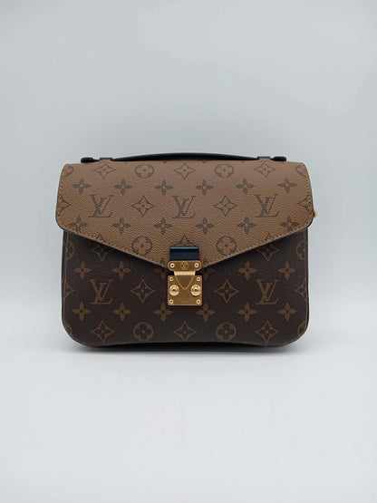 LOUIS VUITTON Monogram Reverse Pochette Metis
