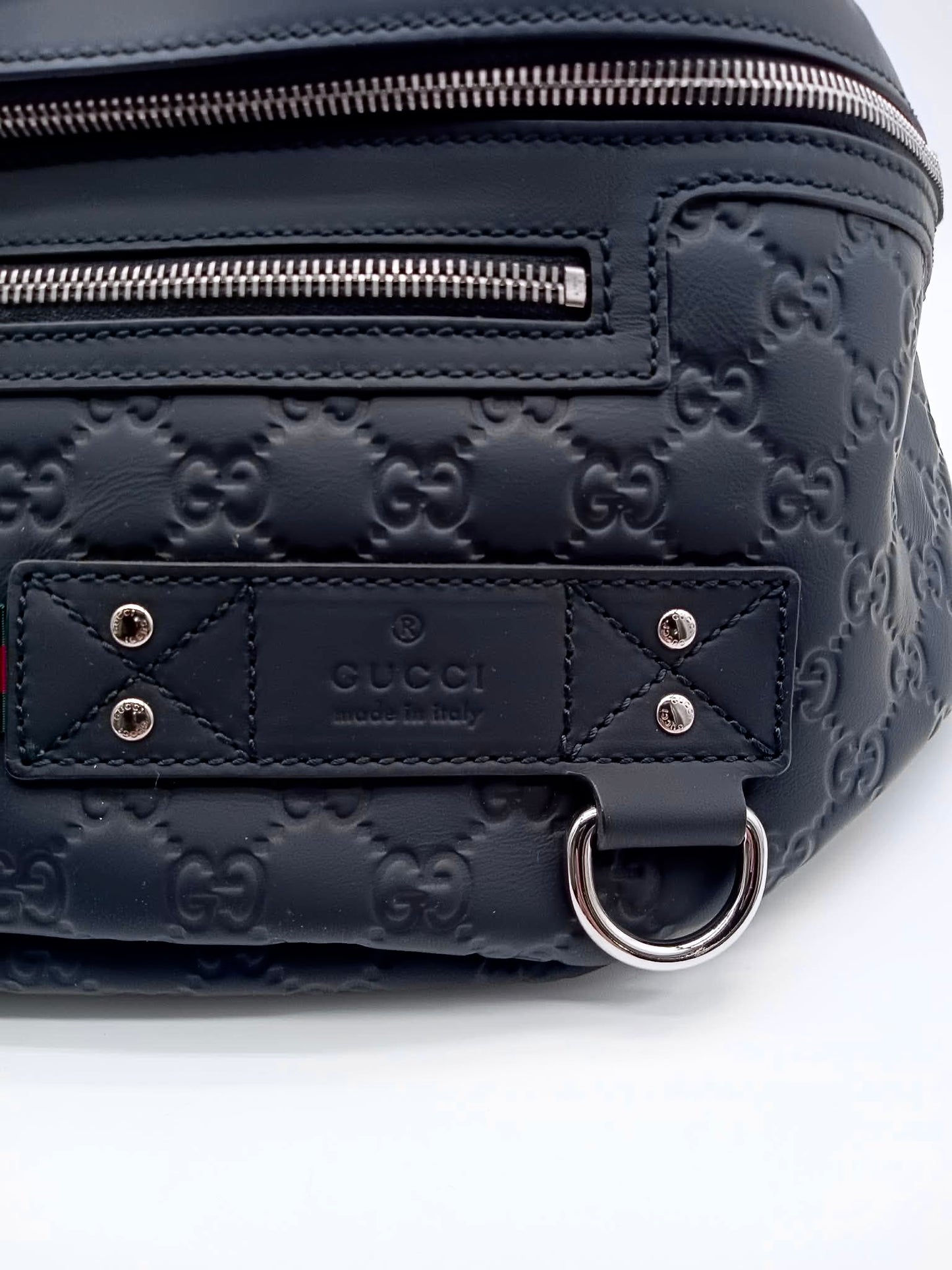 GUCCI Guccissima Web Belt Bag