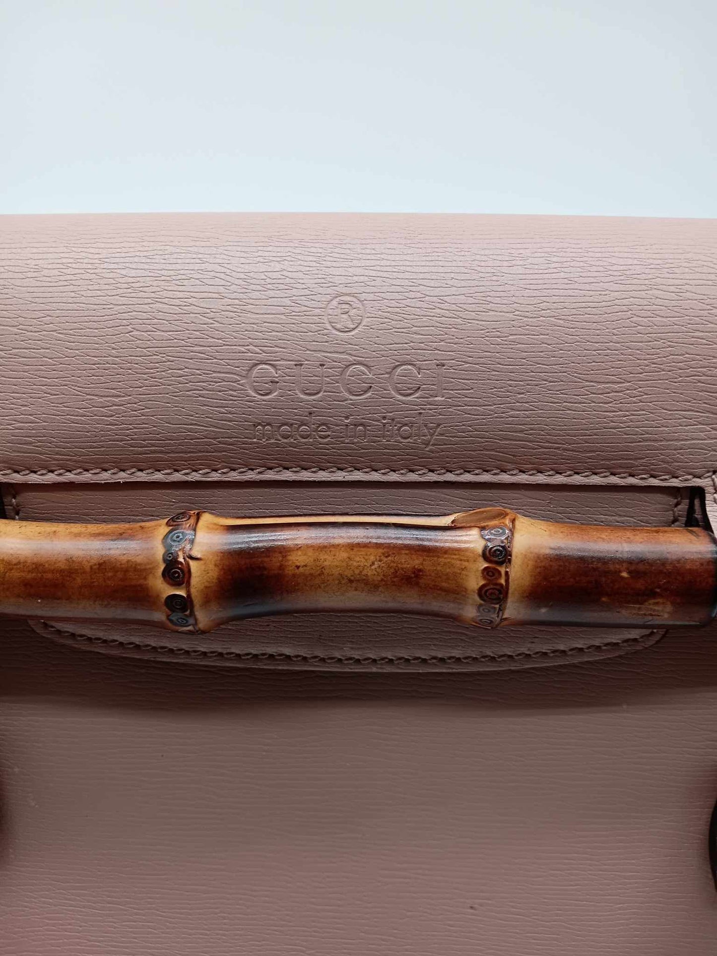 GUCCI Bamboo Bullet Top Handle Bag