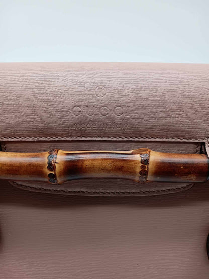 GUCCI Bamboo Bullet Top Handle Bag