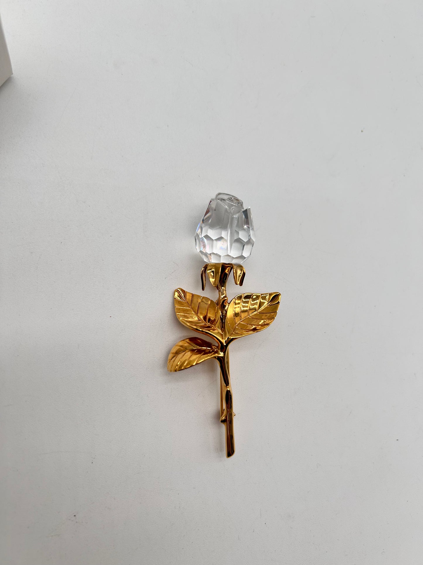 SWAROVSKI Rose-Motif Pin Brooch