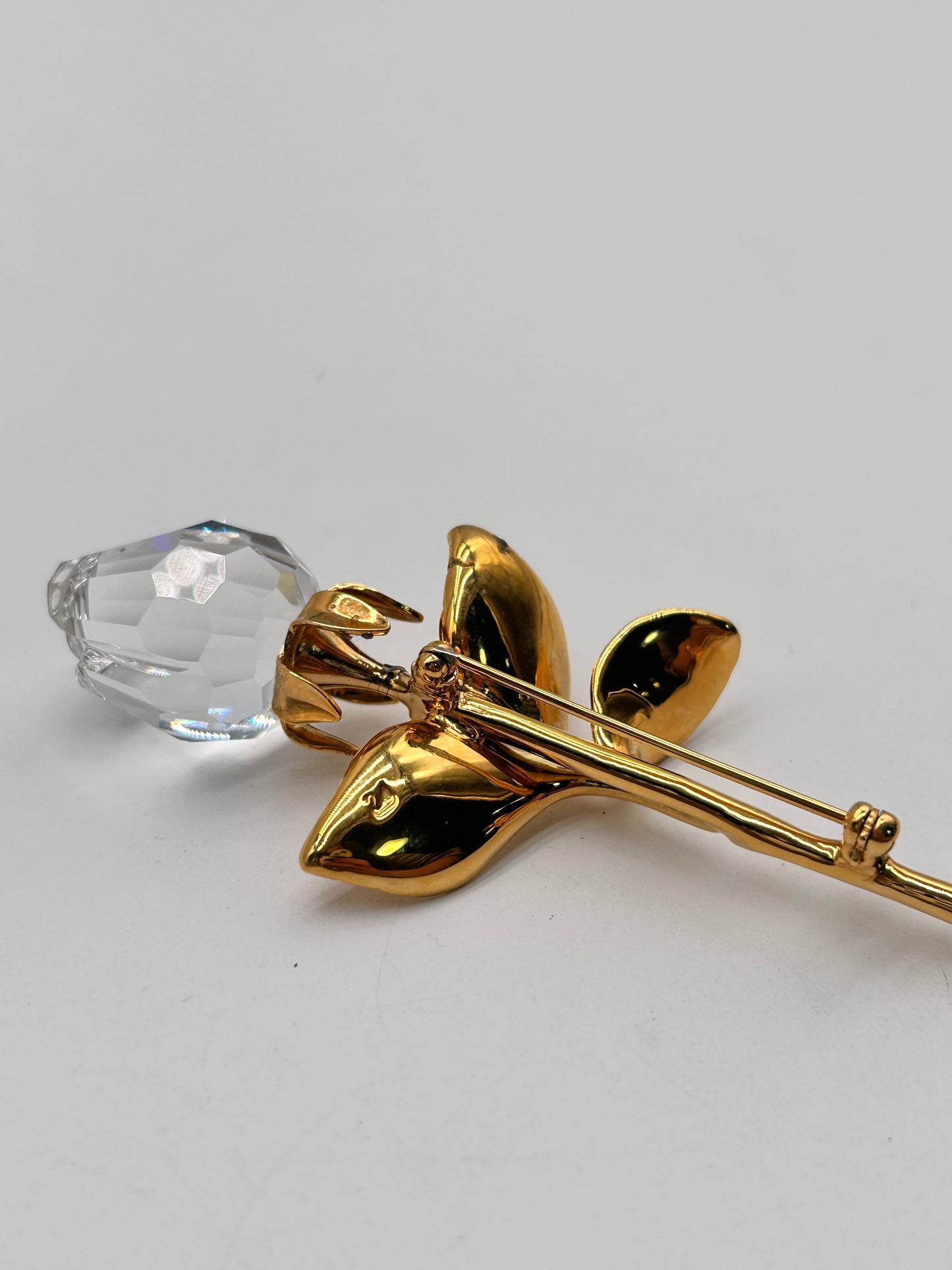 SWAROVSKI Rose-Motif Pin Brooch