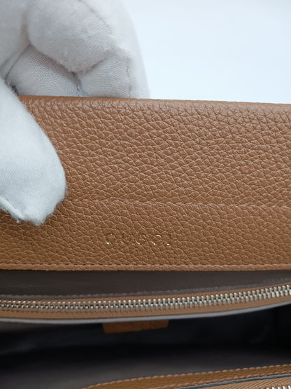 GUCCI Interlocking GG Horsebit Zumi Top Handle