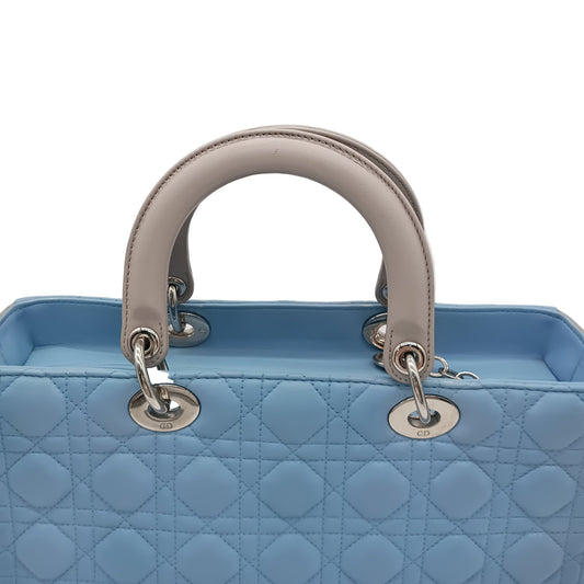 DIOR Lamb Lady Dior Cannage Bicolor