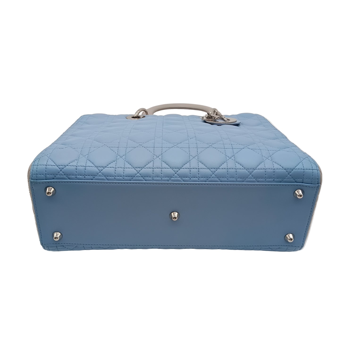 DIOR Lamb Lady Dior Cannage Bicolor