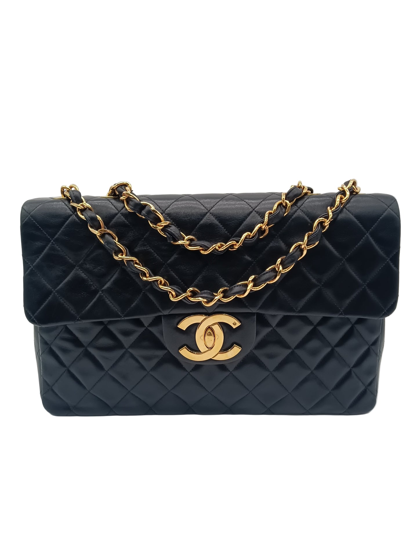 CHANEL Lambskin Maxi Flap
