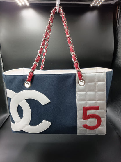 CHANEL Vintage No.5 Chain Tote