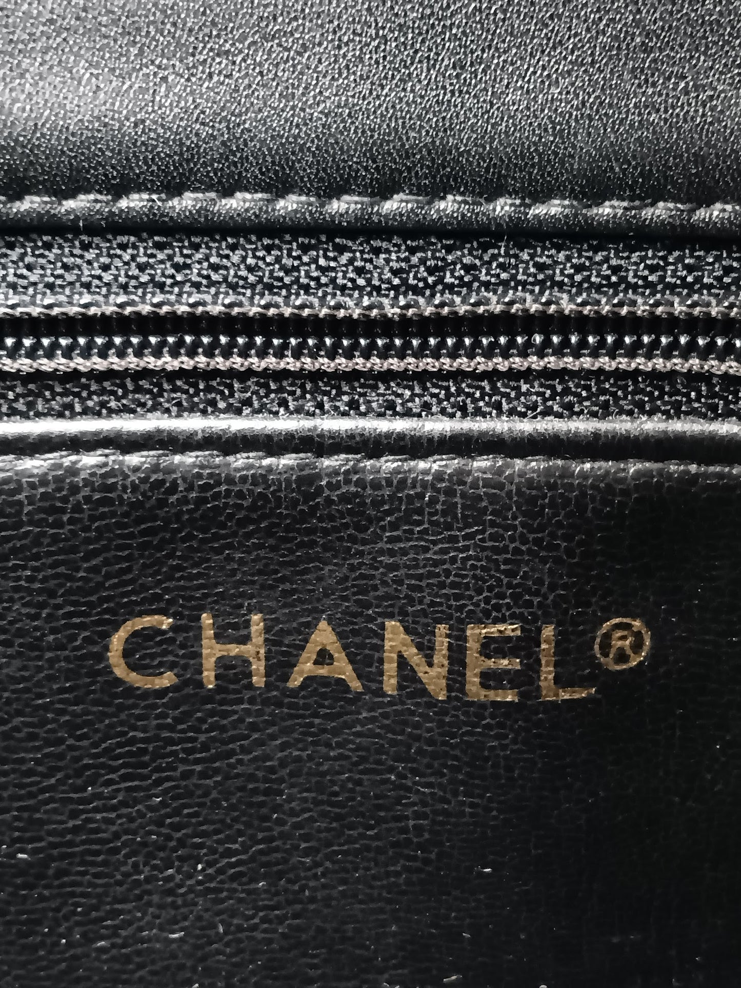 CHANEL Vintage Black Shoulder Tote
